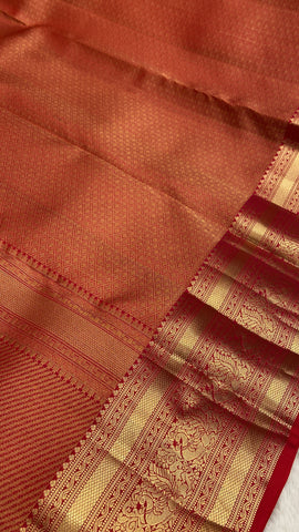Half Mix Kanjeevaram Silk Saree
