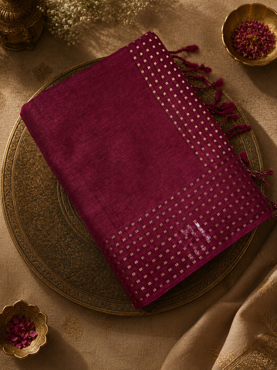 Premium Butter Crepe Saree