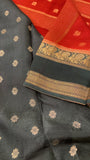 Pure Mix Mysore Crepe Silk Saree-902034✨