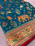 Premium Pashmina Silk Saree -902379