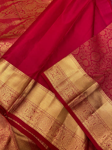 Pure Handloom Kanjeevaram Silk Mark Certified Saree