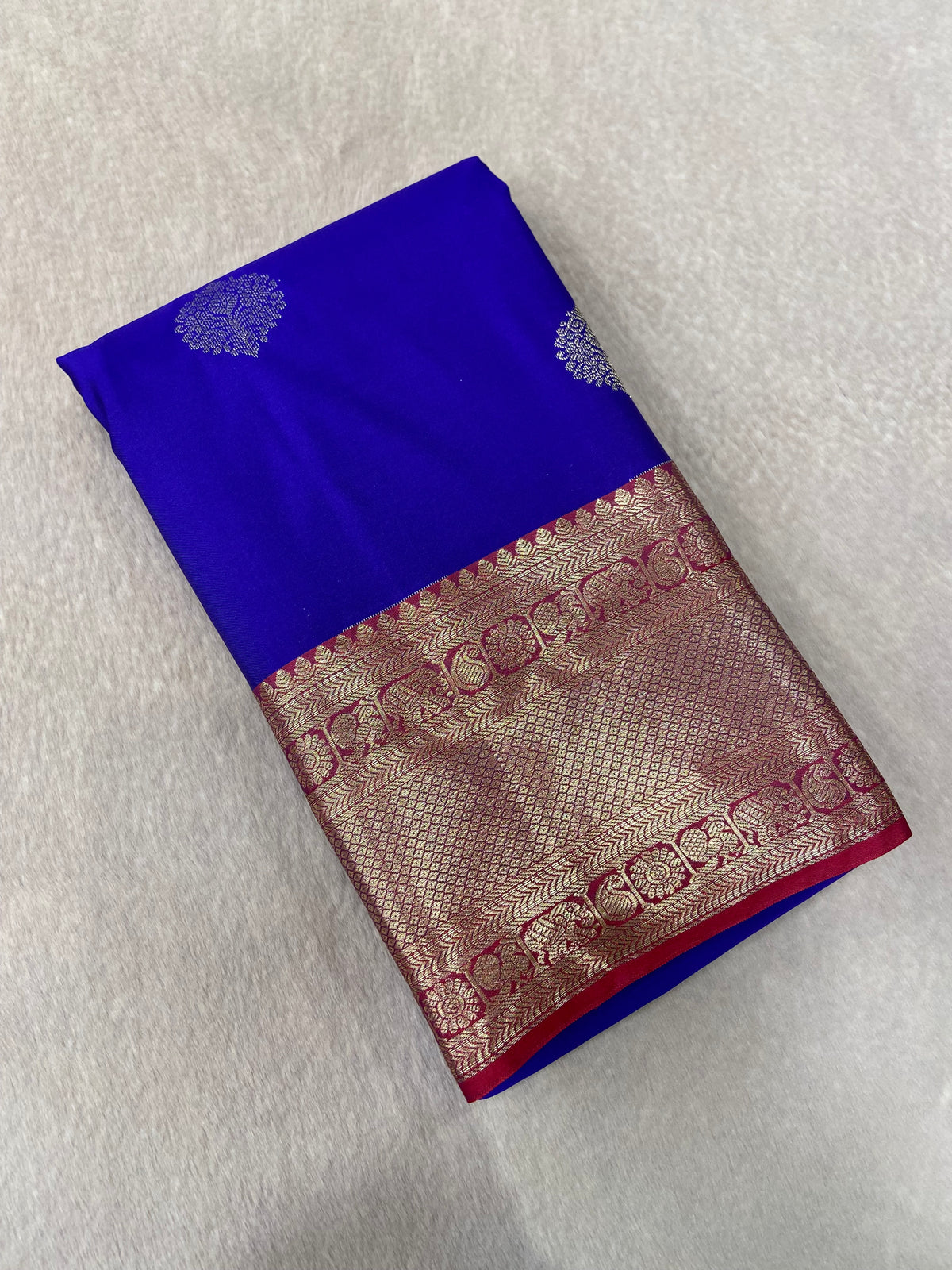 Half Mix Kanjeevaram Silk Saree
