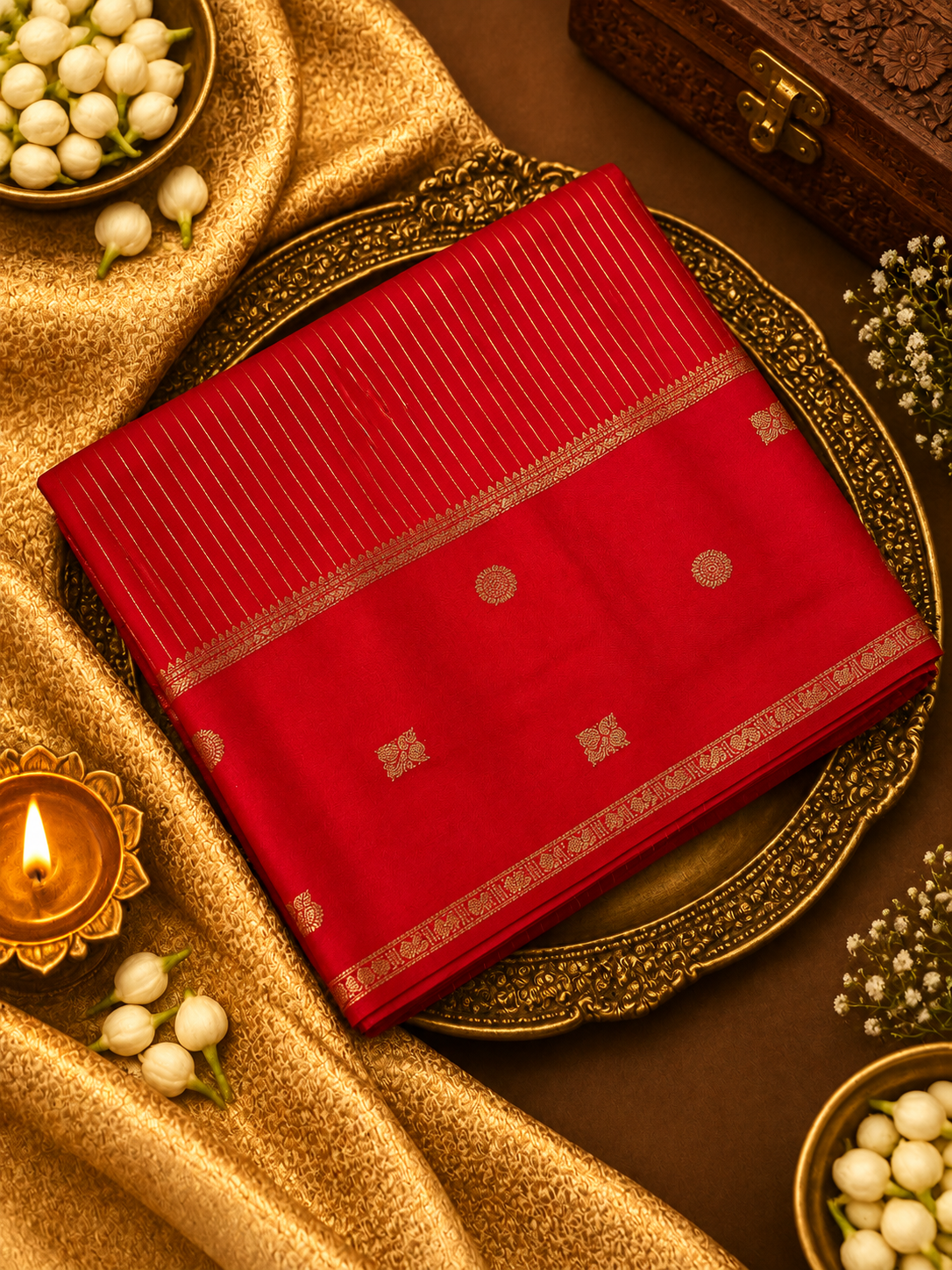 Premium Crepe Silk Saree❤️ - 902051
