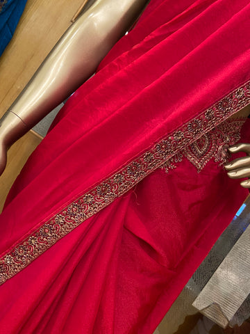 Designer cocktail saree