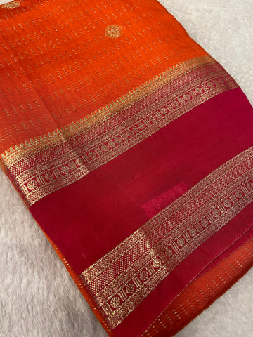 Premium Semi Chanderi Saree