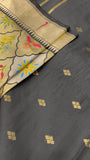 Premium Quality Tissue crepe silk in Paithani - 902691