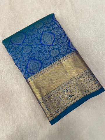 Pure Handloom Kanjeevaram Silk Mark Certified Saree