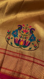 Premium Quality Semi Paithani Silk Saree - 902474