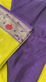 Premium Russian Silk Saree With Paithani Border