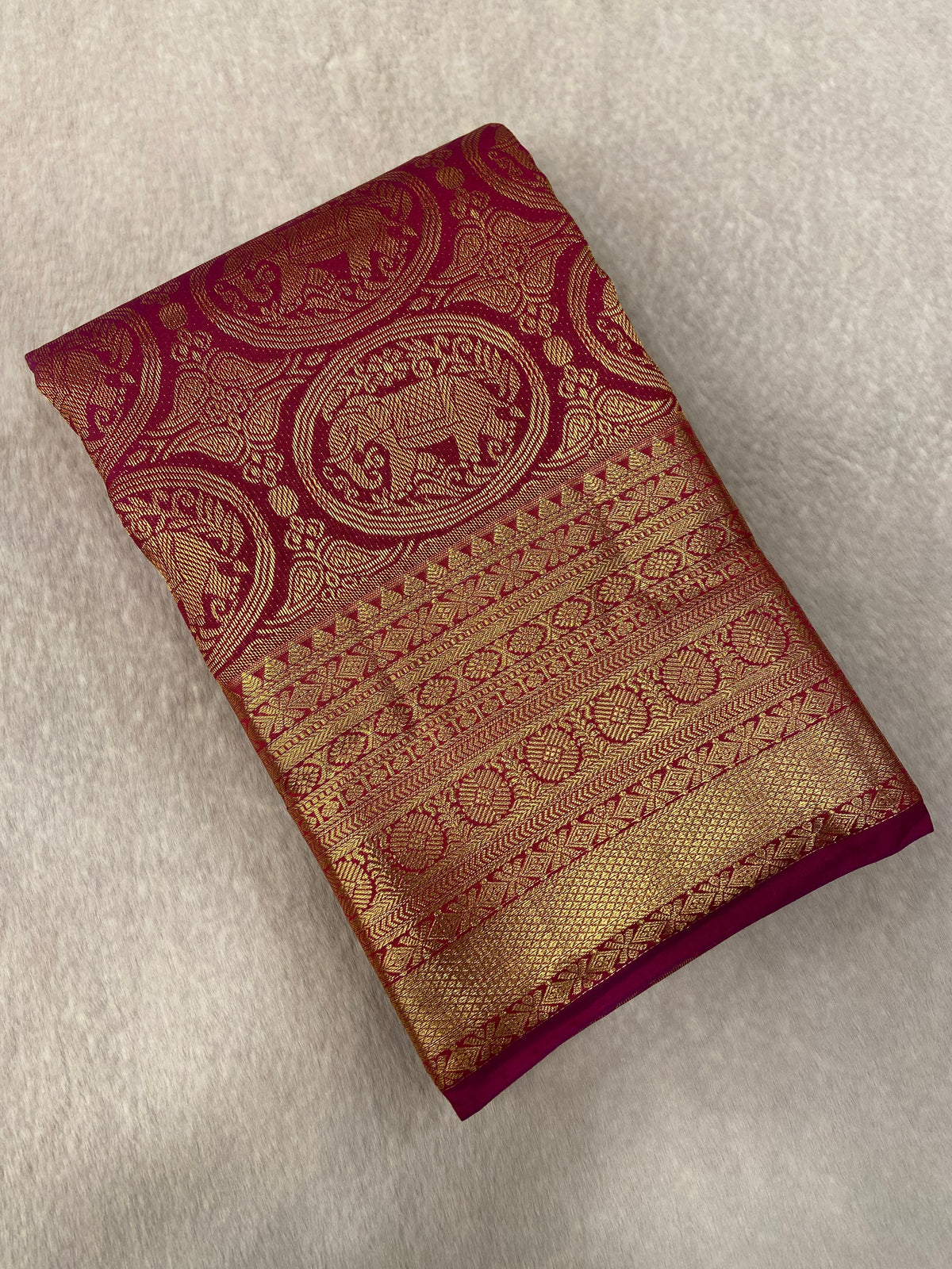 Premium Bridal Semi Kanchipuram Silk Saree