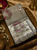 Premium Banarasi soft silk saree with Swarovski stone work