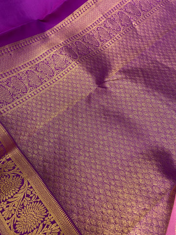 Pure Kanjeevaram silk mark certified saree