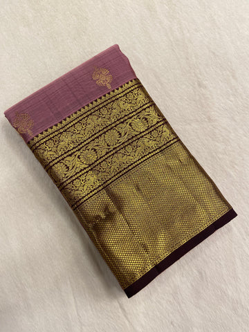 Pure zari handloom Kanjeevaram silk mark certified saree