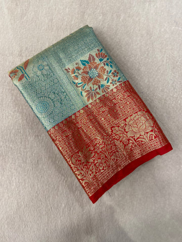 Bridal Semi Tissue Silk Saree