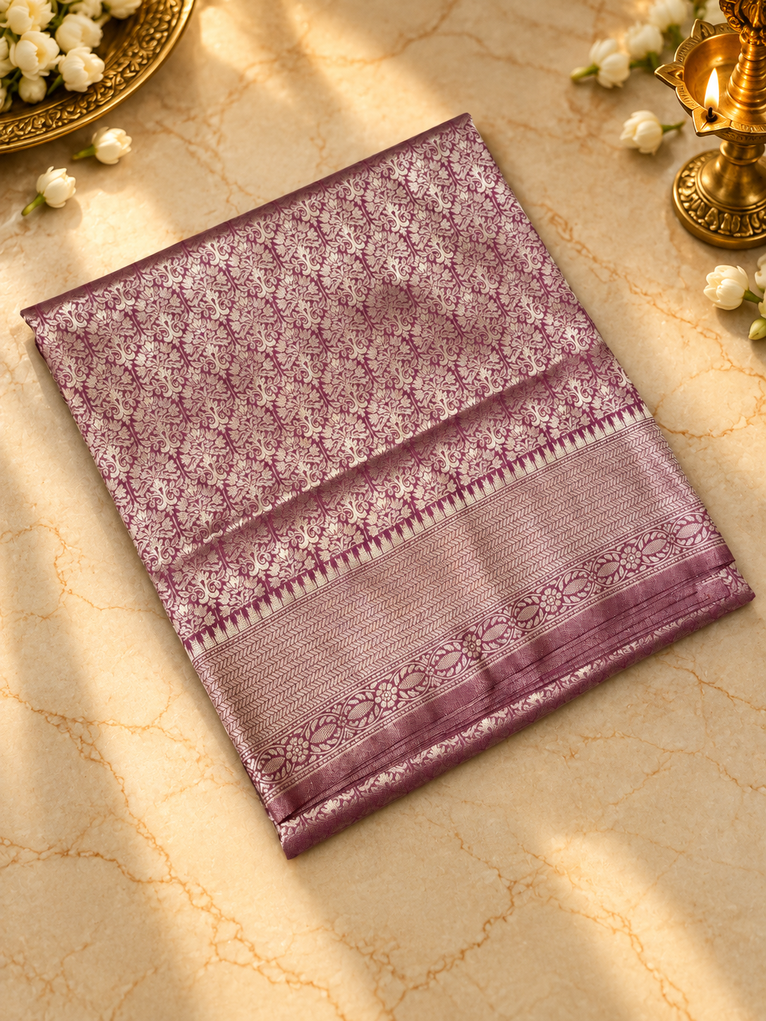 Premium Quality Semi Tissue Kanjeevaram Silk Saree- 902695