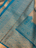 Premium Bridal Semi Tissue Kanjeevaram Silk Saree