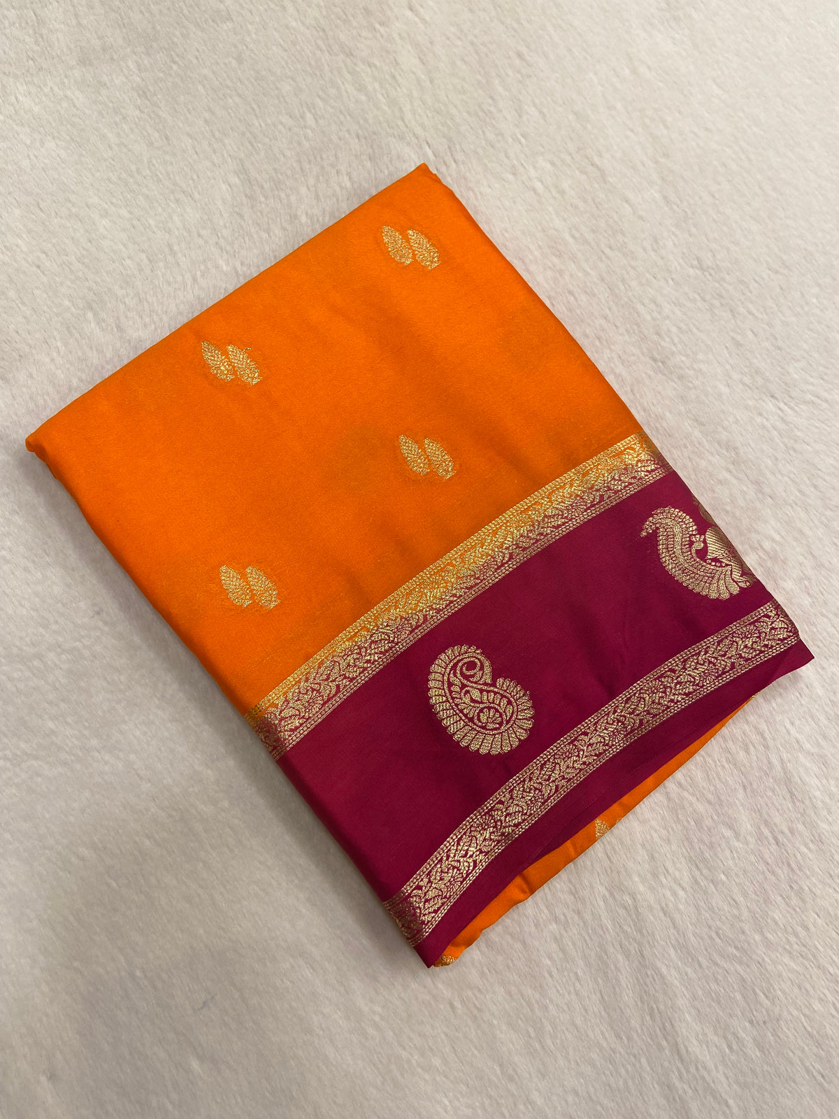 Semi Mysore Silk Saree✨