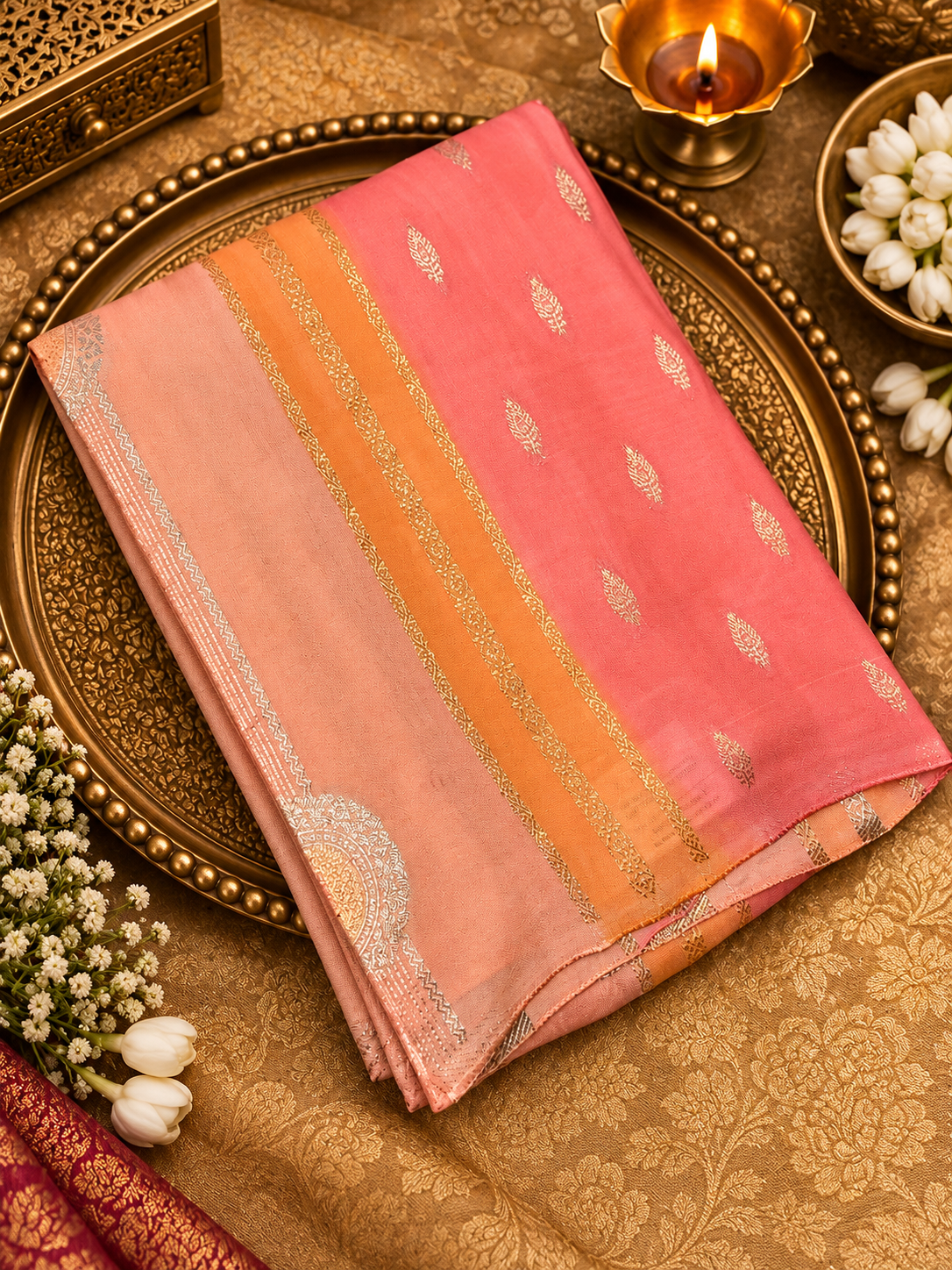 Pure Chinnon Saree - 902636
