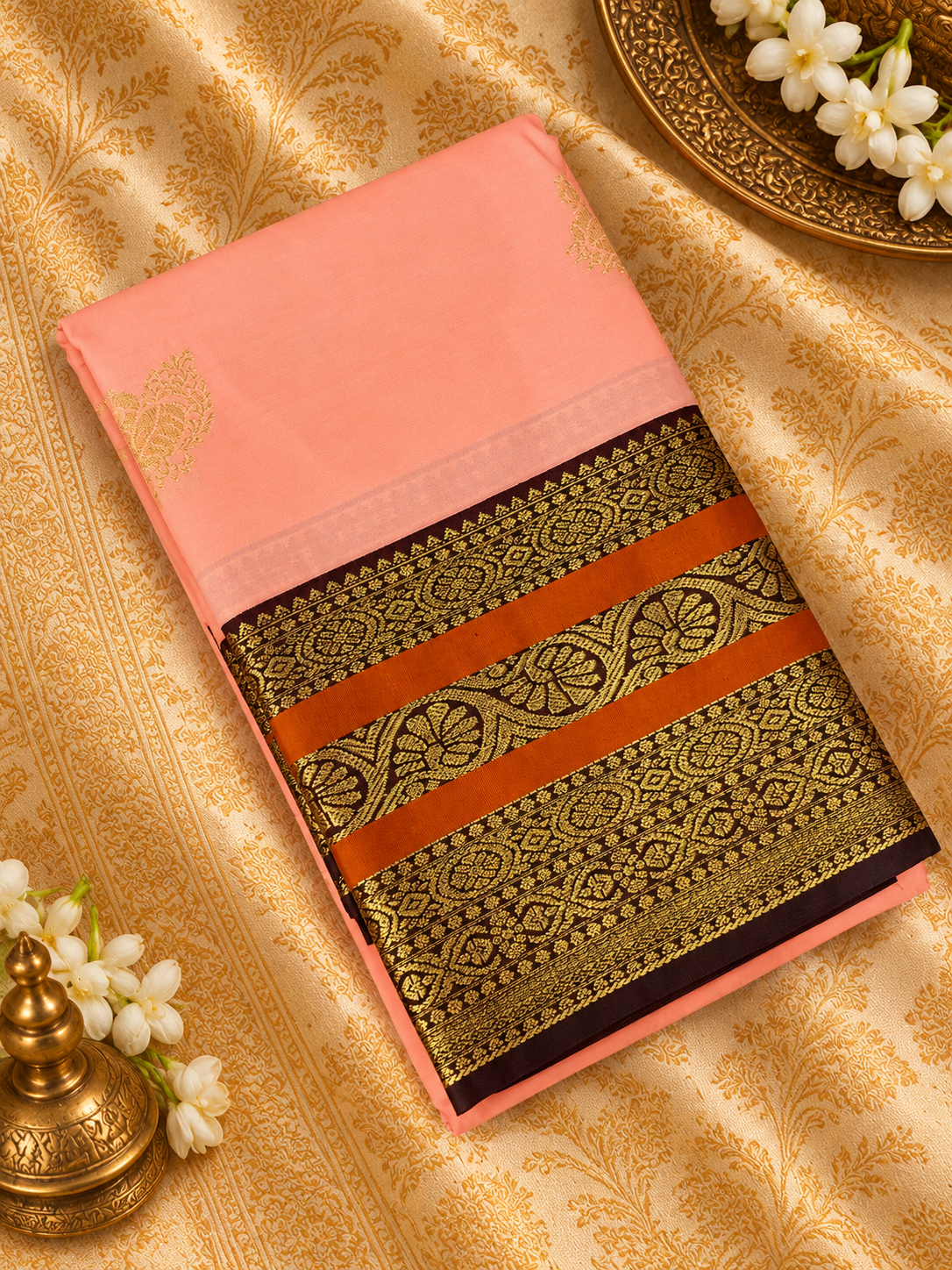 Premium Mini Kanchi Silk Saree - 902819