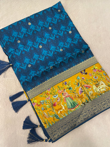 Premium Viscose Kalamkari Saree