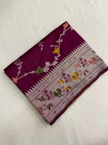 Premium Semi Mashru Silk Saree✨