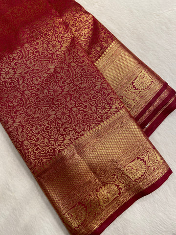 Semi Kanchipuram silk saree