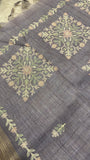 Premium Tissue Organza With Applique Work