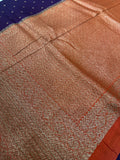 Premium crepe Tussar saree- Winish purple
