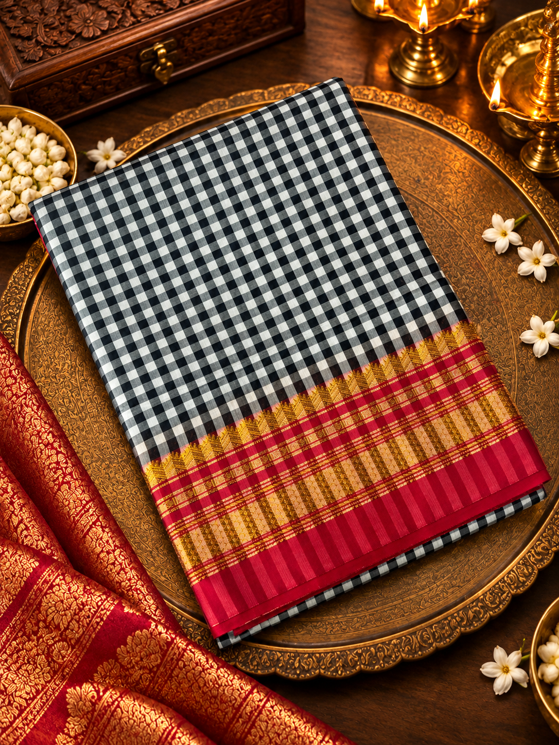 Premium Quality IIkal Cotton Saree- 902670