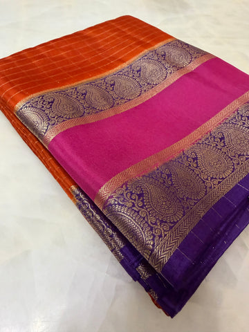 Premium viscose 3d design crepe silk saree