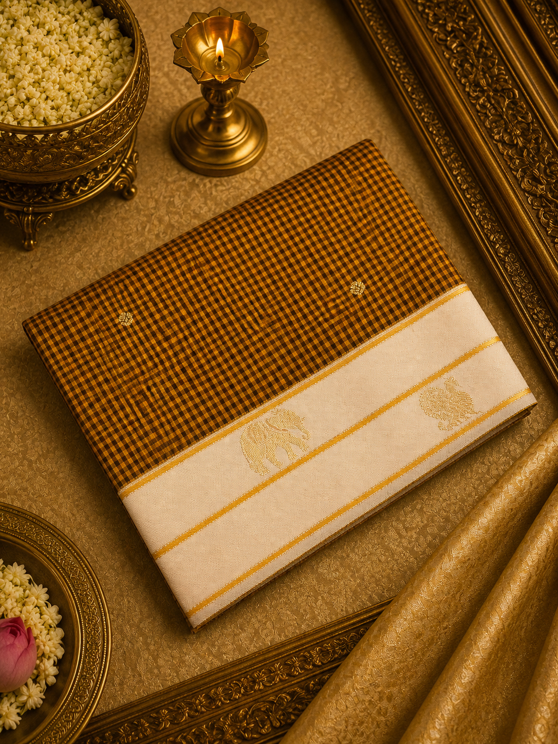 Premium Semi Kanjeevaram Silk Saree
