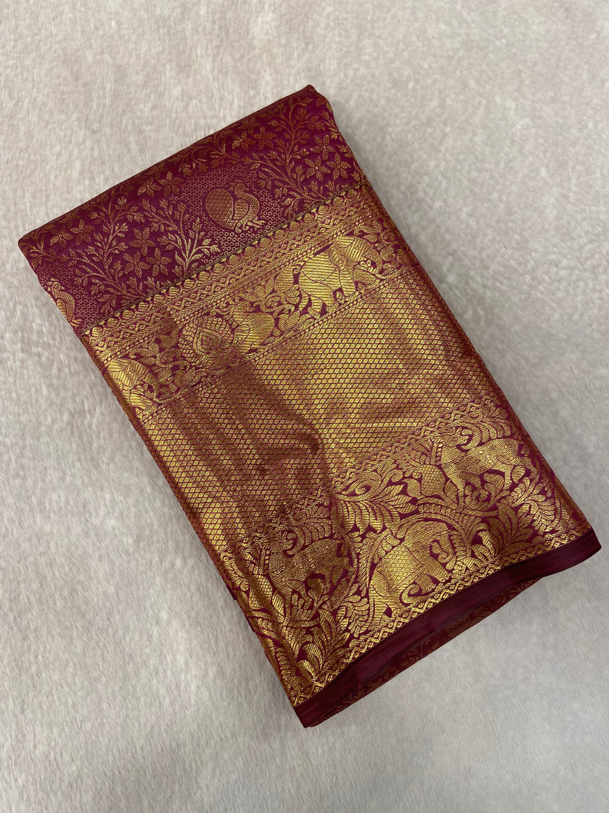Premium Bridal Semi Kanchipuram Silk Saree