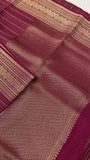 Pure Mix Mysore Crepe Silk Saree (Wine)
