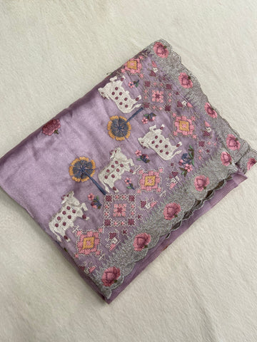 Premium Tissue Organza Saree