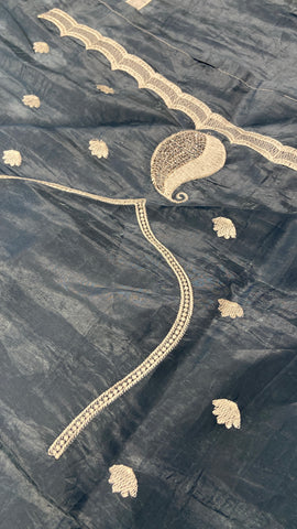 Premium Crush Organza Saree💙