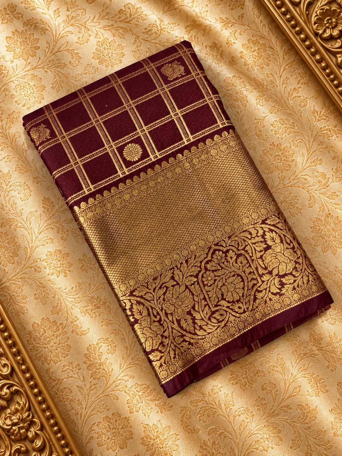 Premium Bridal Semi Kanchipuram Silk Saree - 902785