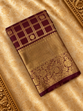 Premium Bridal Semi Kanchipuram Silk Saree - 902785