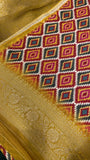 Premium Russian Crepe Silk Saree - 902376