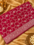 Premium Banarasi Crepe Satin Silk Saree -902860
