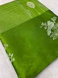 Premium Crepe Satin Silk Saree