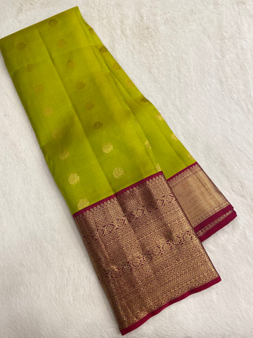 Pure Kanjeevaram silk mark certified saree