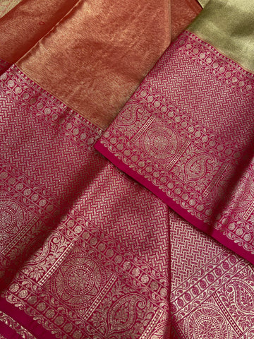 New Concept Jute Finish Premium Semi Kanchipuram Silk