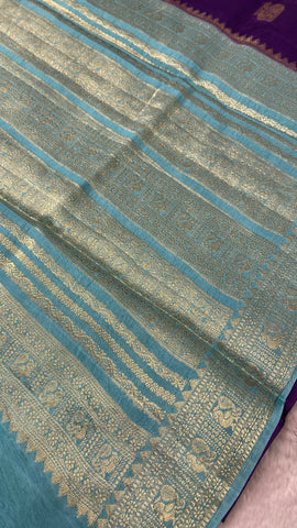 Premium Viscose Crepe Saree✨