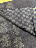Linen cotton saree with mirror work- 902264