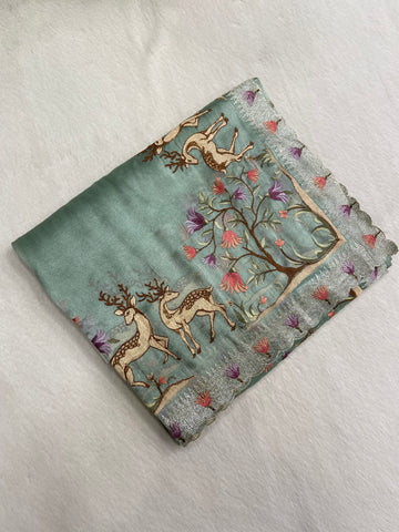 Premium Tissue Organza Saree