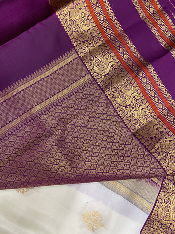 Pure Kanjeevaram silk mark certified saree