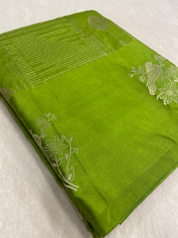Premium crepe satin silk saree
