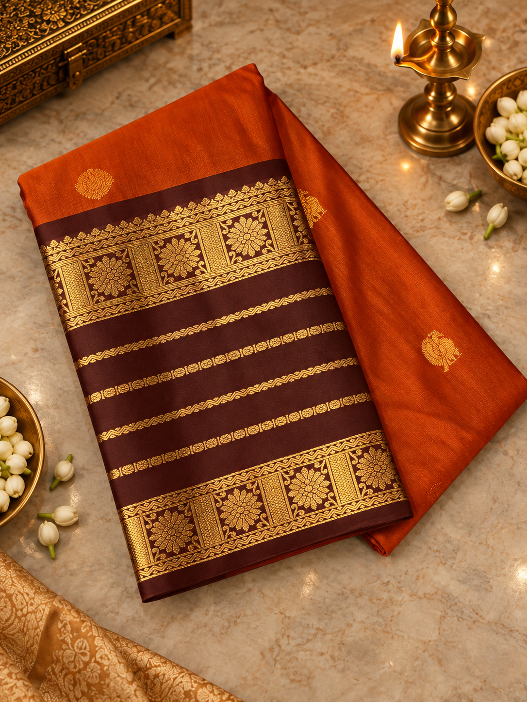 Premium Semi Kanjeevaram Silk Saree - 902357
