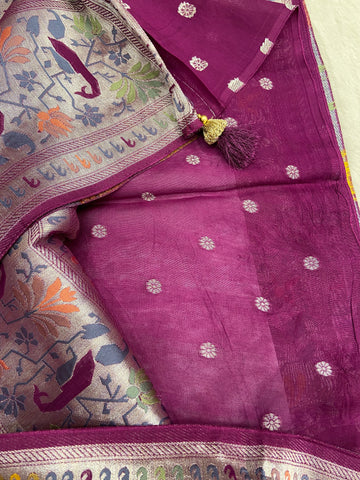 Premium Semi Mashru Silk Saree✨