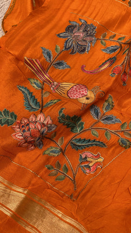 Premium Viscose Banarasi Saree With Work